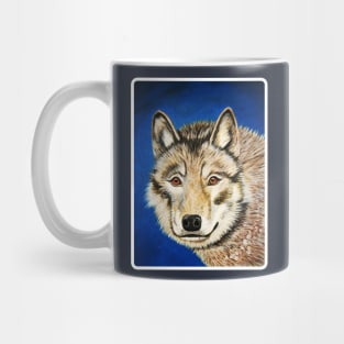 Grey Wolf Stare Mug